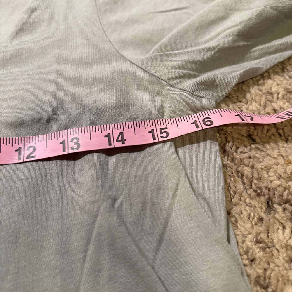 Women's purejill Gray Elliptical Layered Tunic Top XSP - Picture 3 of 8
